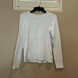 DKNY Sport White Long Sleeve Top